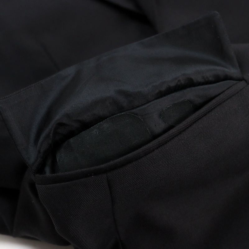 DIOR Homme DIOR Homme 533c289c3226 Leather Used Piping Single Smoking Jacket/tai