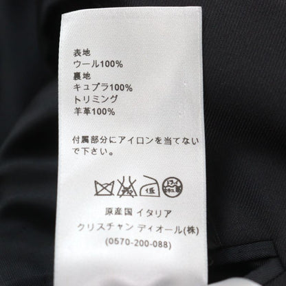 DIOR Homme DIOR Homme 533c289c3226 Leather Used Piping Single Smoking Jacket/tai