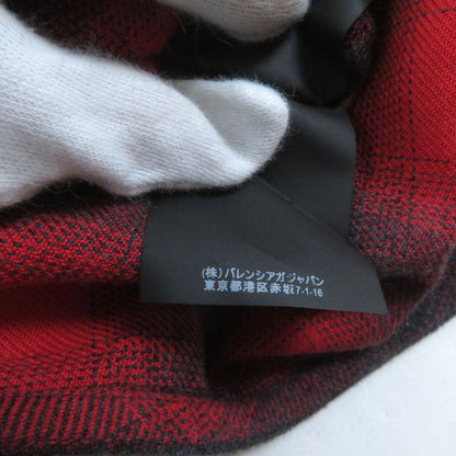 Balenciaga 492513 New Swing 100% Cotton Checked With Bar Ties Back Logo Print