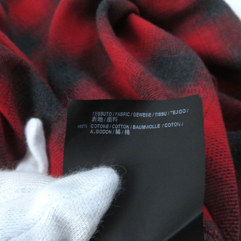 Balenciaga 492513 New Swing 100% Cotton Checked With Bar Ties Back Logo Print