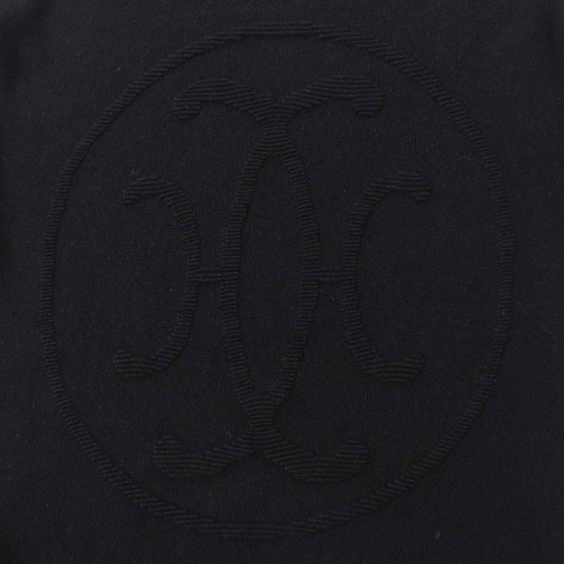 Hermes 23AW 3h2653d1 100% Cashmere H Lift Long Sleeve Knit Pullover Black 34