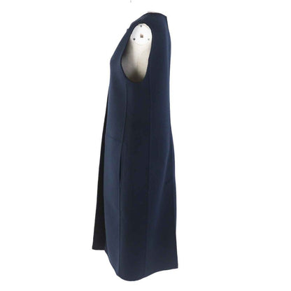 Hermes 23AW 3h0198db 100% Cashmere Double Face Long Vest With Serie Buttons