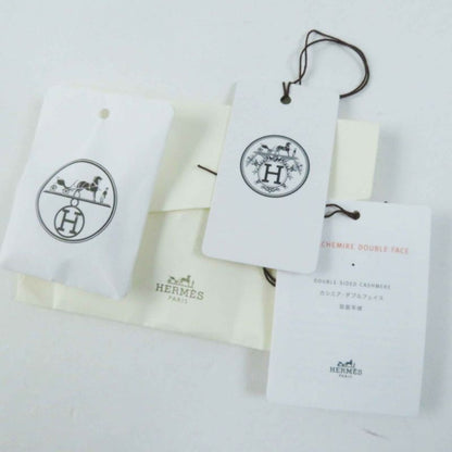 Hermes 23AW 3h0198db 100% Cashmere Double Face Long Vest With Serie Buttons