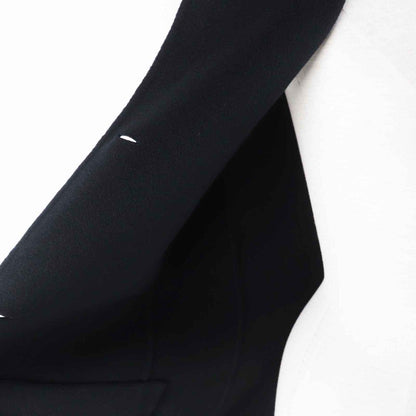 Hermes 23AW 3h0198db 100% Cashmere Double Face Long Vest With Serie Buttons