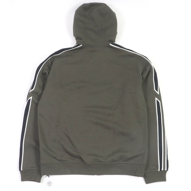 Hermes 2024 H467780ha Run H 100% Cotton Zip Up Hoodie Khaki L Made In Italy