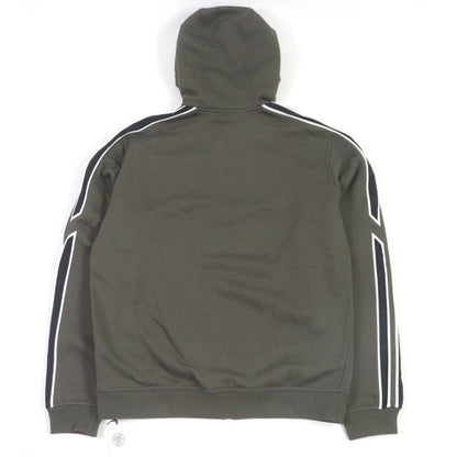 Hermes 2024 H467780ha Run H 100% Cotton Zip Up Hoodie Khaki L Made In Italy