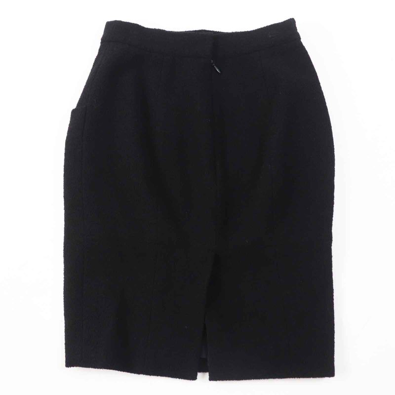 CHANEL P42616/p42872 Wool Nylon With Rhinestone Coco Button And Plate Single