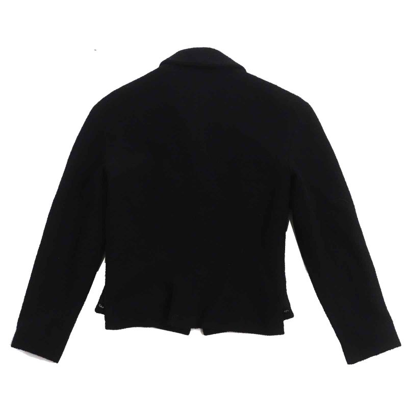 CHANEL P42616/p42872 Wool Nylon With Rhinestone Coco Button And Plate Single