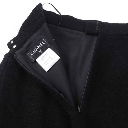 CHANEL P42616/p42872 Wool Nylon With Rhinestone Coco Button And Plate Single