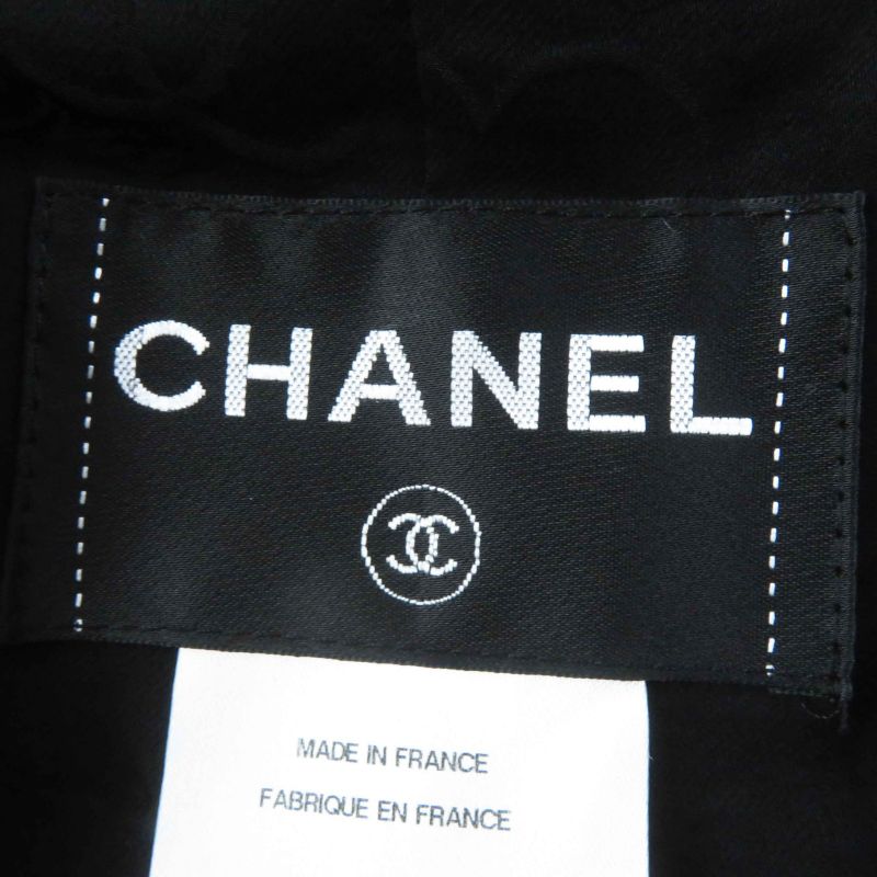 CHANEL P42616/p42872 Wool Nylon With Rhinestone Coco Button And Plate Single