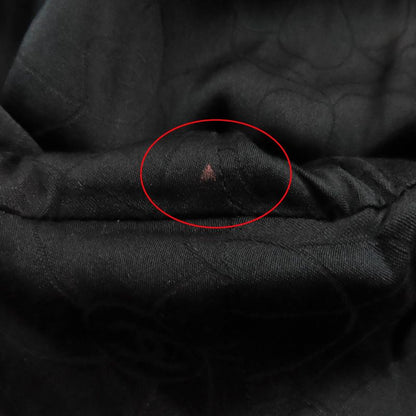 CHANEL Vintage 02A P19979 Wool Mohair Blend Leather Tweed Coat With Logo Button