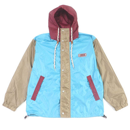 Gucci 23SS 740572 Hooded Mountain Parka Nylon Jumper Blue Multicolored 42 Made