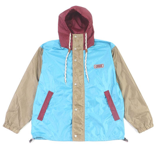 Gucci 23SS 740572 Hooded Mountain Parka Nylon Jumper Blue Multicolored 42 Made