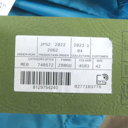 Gucci 23SS 740572 Hooded Mountain Parka Nylon Jumper Blue Multicolored 42 Made