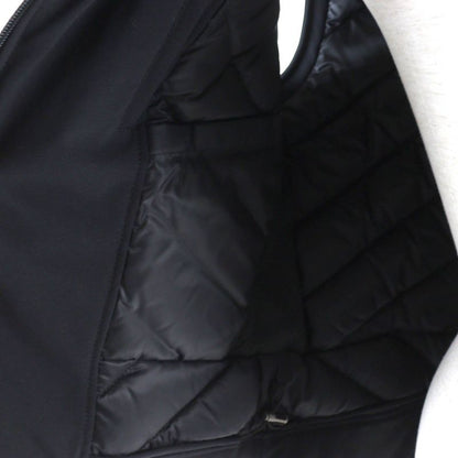 Hermes 23AW Leather Use H Logo Zipped Down Vest Outerwear Black 38 Made In