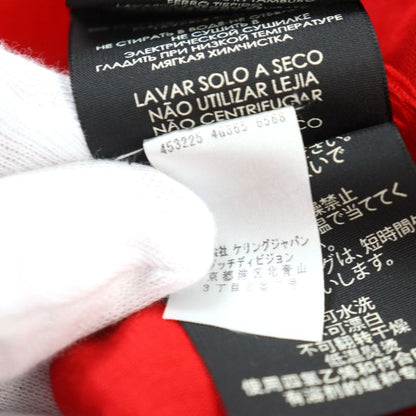 Gucci 453225 Silk Blend GG Ghost Skull Silk Blend Mini Fringe Shawl/scarf Red