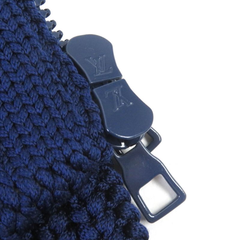 Louis Vuitton 2020 1a89yk LV Logo Hardware Ribbed High Neck Knit Blouson Tight