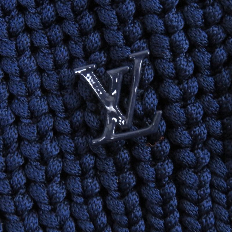 Louis Vuitton 2020 1a89yk LV Logo Hardware Ribbed High Neck Knit Blouson Tight