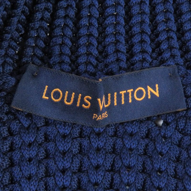 Louis Vuitton 2020 1a89yk LV Logo Hardware Ribbed High Neck Knit Blouson Tight