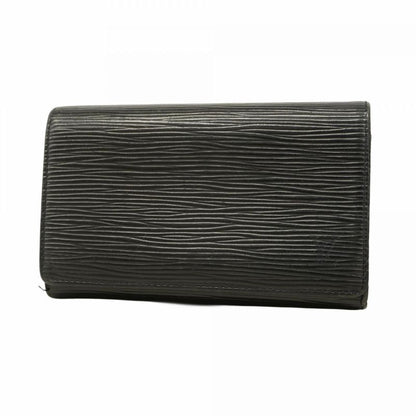 Louis Vuitton Wallet Epi Portefeuille Monévier Tresor M63502 Noir Black Women