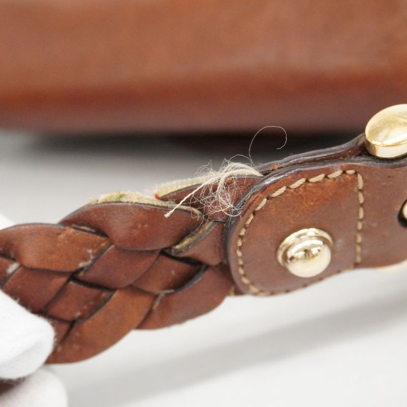 Gucci Shoulder Bag GG Canvas Horsebit 137592 Canvas Brown Gold Hardware Women