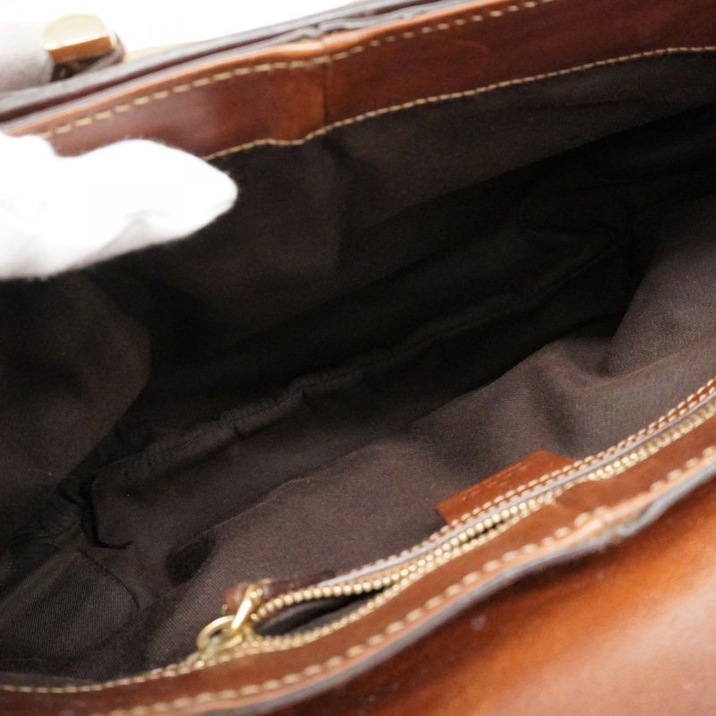 Gucci Shoulder Bag GG Canvas Horsebit 137592 Canvas Brown Gold Hardware Women