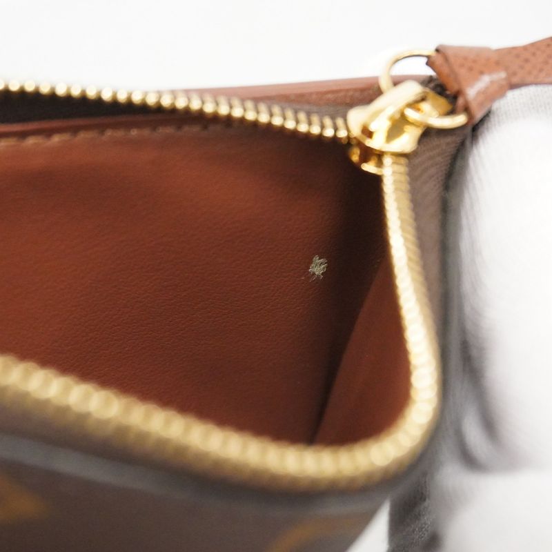 Louis Vuitton Trifold Wallet Monogram Portefeuille Victorine M62472 Brown Ladies