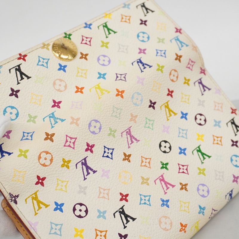 Louis Vuitton Long Wallet Monogram Multicolor Pochette Porte Monet Cles Di