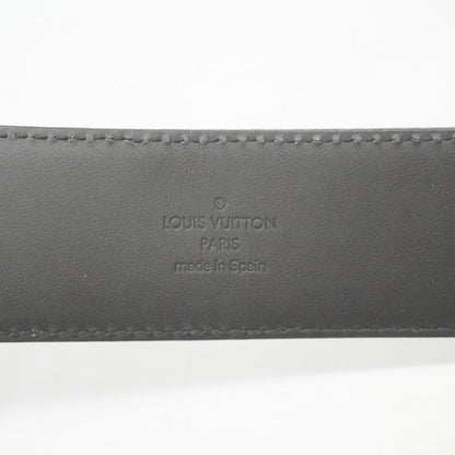 Louis Vuitton Belt Damier Graphite Santure LV Initials M9808 Black Men's