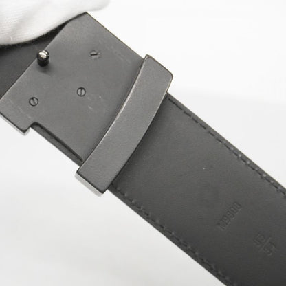 Louis Vuitton Belt Damier Graphite Santure LV Initials M9808 Black Men's