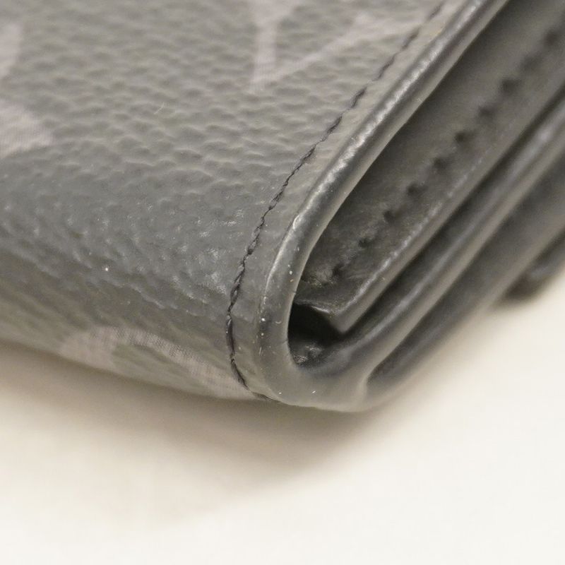 Louis Vuitton Trifold Wallet Monogram Eclipse Bicolor Discovery Compact