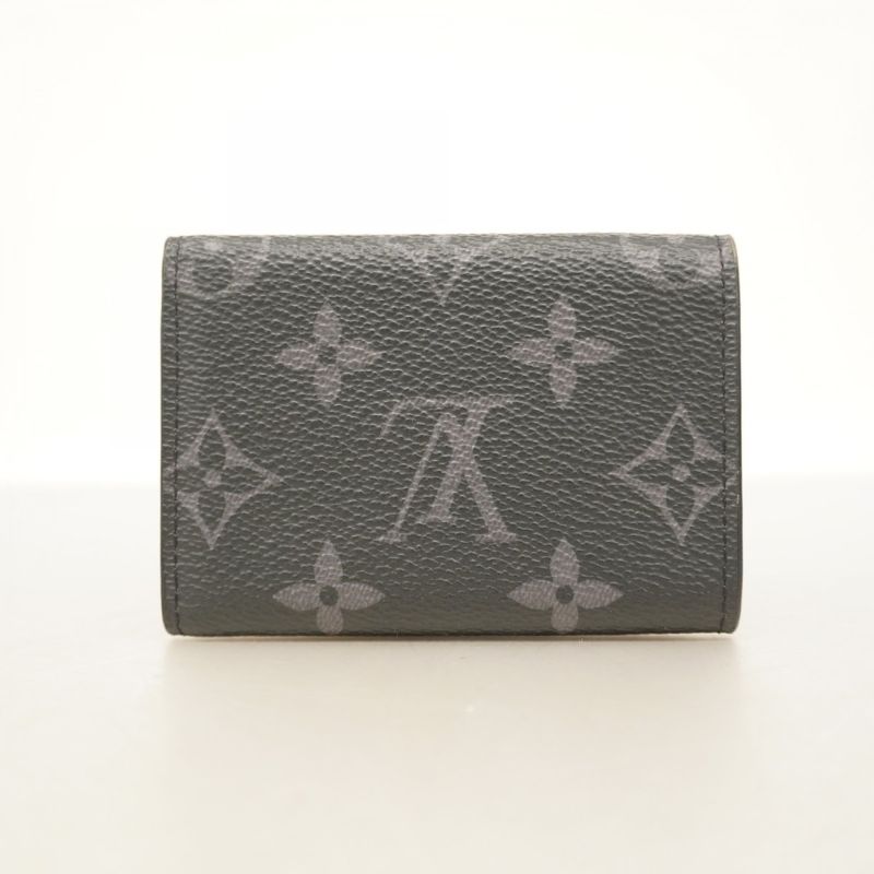 Louis Vuitton Trifold Wallet Monogram Eclipse Bicolor Discovery Compact