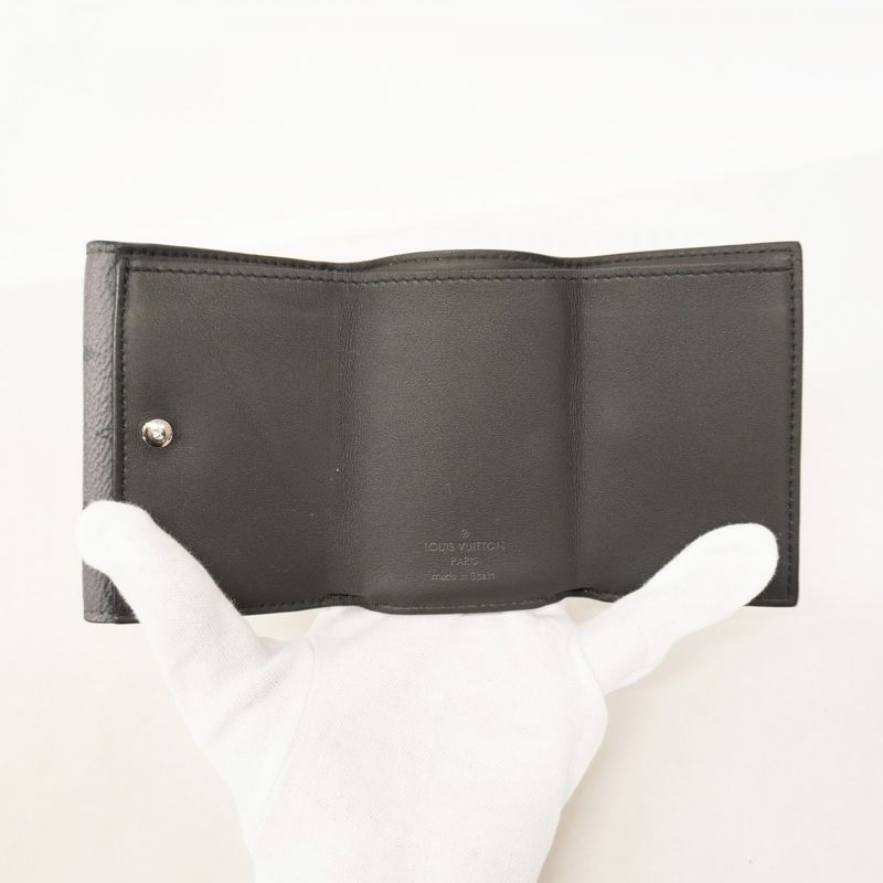 Louis Vuitton Trifold Wallet Monogram Eclipse Bicolor Discovery Compact