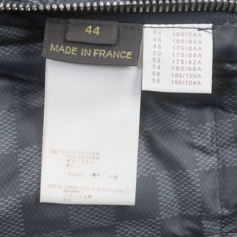 Louis Vuitton Rabbit Fur Damier Graphite Rare Masterpiece LX Logo Reversible