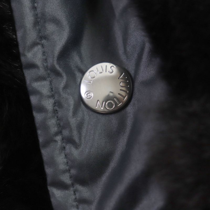 Louis Vuitton Rabbit Fur Damier Graphite Rare Masterpiece LX Logo Reversible