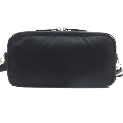 Prada 1bh197 Re-nyion Nylon Leather Shoulder Bag With Triangle Logo Pouch