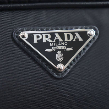 Prada 1bh197 Re-nyion Nylon Leather Shoulder Bag With Triangle Logo Pouch