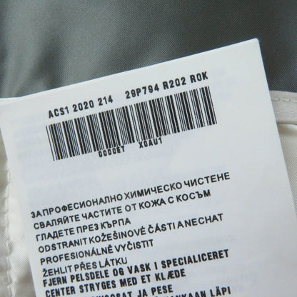 Prada 20AW 29p794 Triangle Logo/triangle Plate Sheepskin Fur Hooded Down Jacket