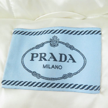 Prada 20AW 29p794 Triangle Logo/triangle Plate Sheepskin Fur Hooded Down Jacket