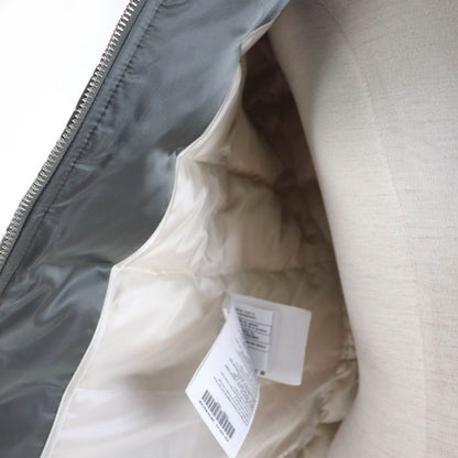 Prada 20AW 29p794 Triangle Logo/triangle Plate Sheepskin Fur Hooded Down Jacket