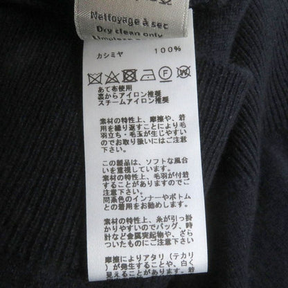 Hermes 18SS 100% Cashmere Trump Pattern H Logo Hardware Half Zip Pullover Knit