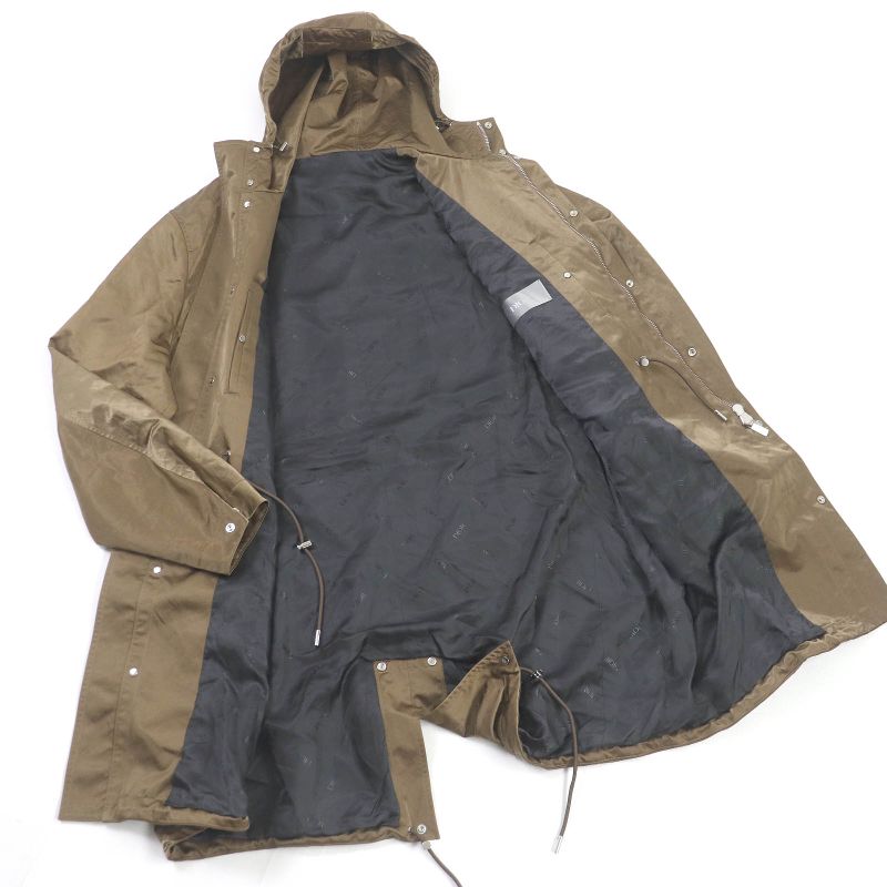 DIOR Homme 033c313h5563 Back Logo Embroidery Hooded Technical Coat Mod Coat