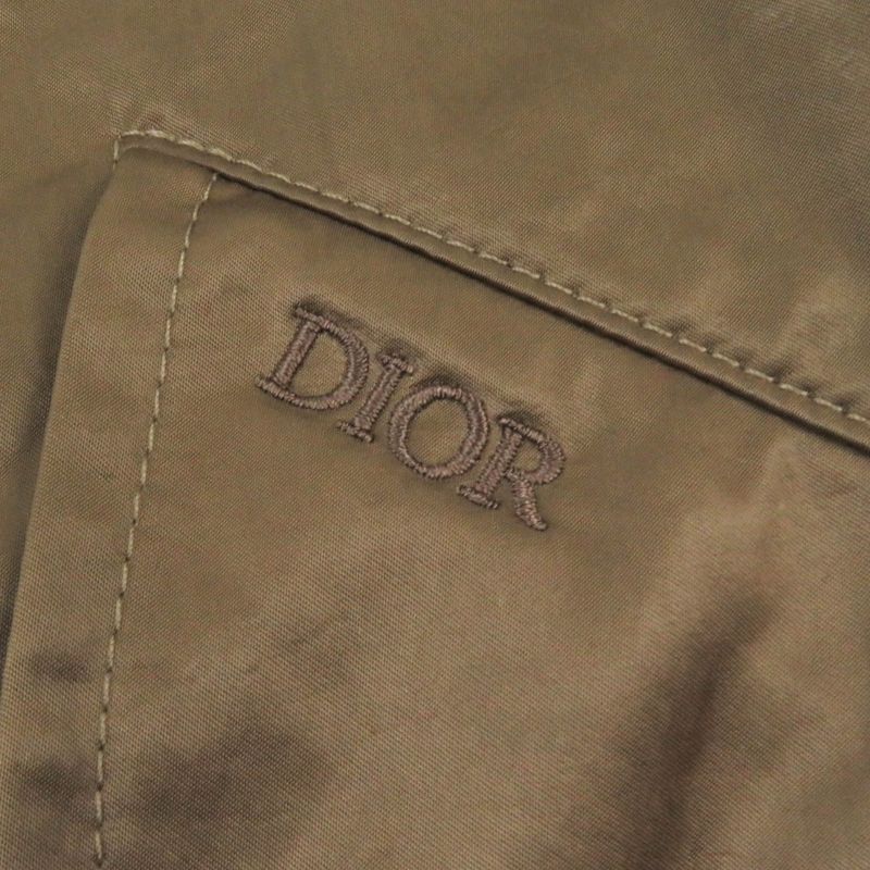 DIOR Homme 033c313h5563 Back Logo Embroidery Hooded Technical Coat Mod Coat