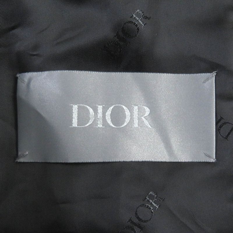 DIOR Homme 033c313h5563 Back Logo Embroidery Hooded Technical Coat Mod Coat