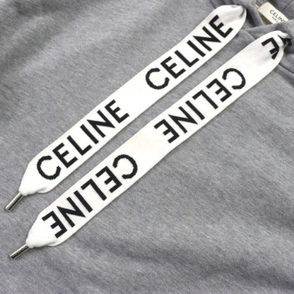  Celine 2y468670q 100% Cotton Logo Pullover Sweatshirt Hoodie