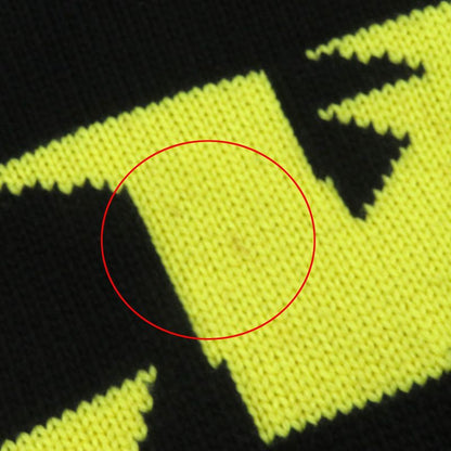 Louis Vuitton 22AW Amen Break LV Intarsia Football Cashmere Blend V-neck Long