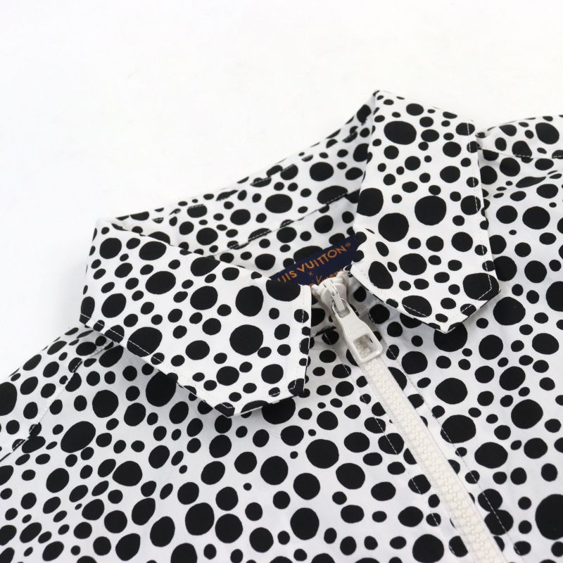 Louis Vuitton Yayoi Kusama YK 23SS 1ab6i0 Infinity Dots Printed Zipped Shirt