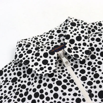 Louis Vuitton Yayoi Kusama YK 23SS 1ab6i0 Infinity Dots Printed Zipped Shirt