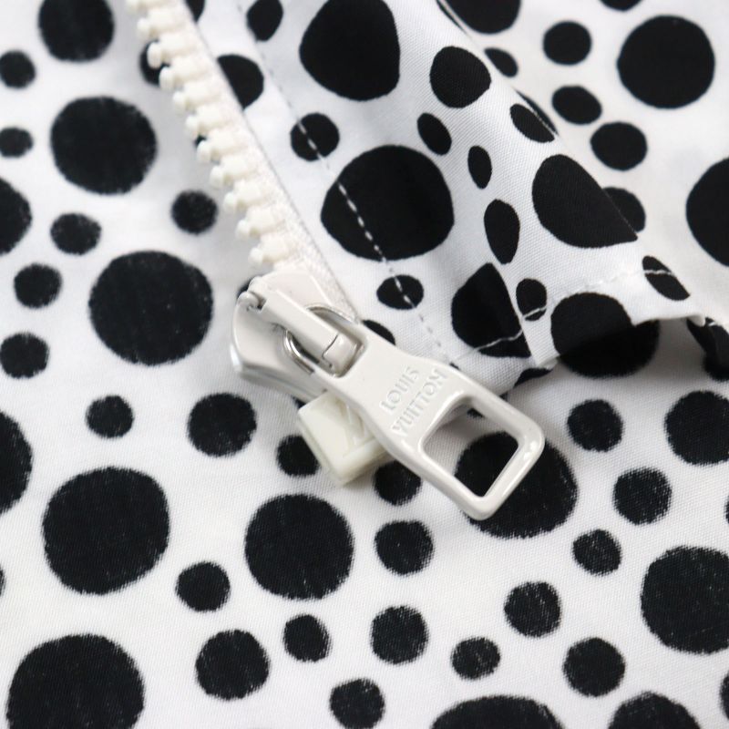 Louis Vuitton Yayoi Kusama YK 23SS 1ab6i0 Infinity Dots Printed Zipped Shirt