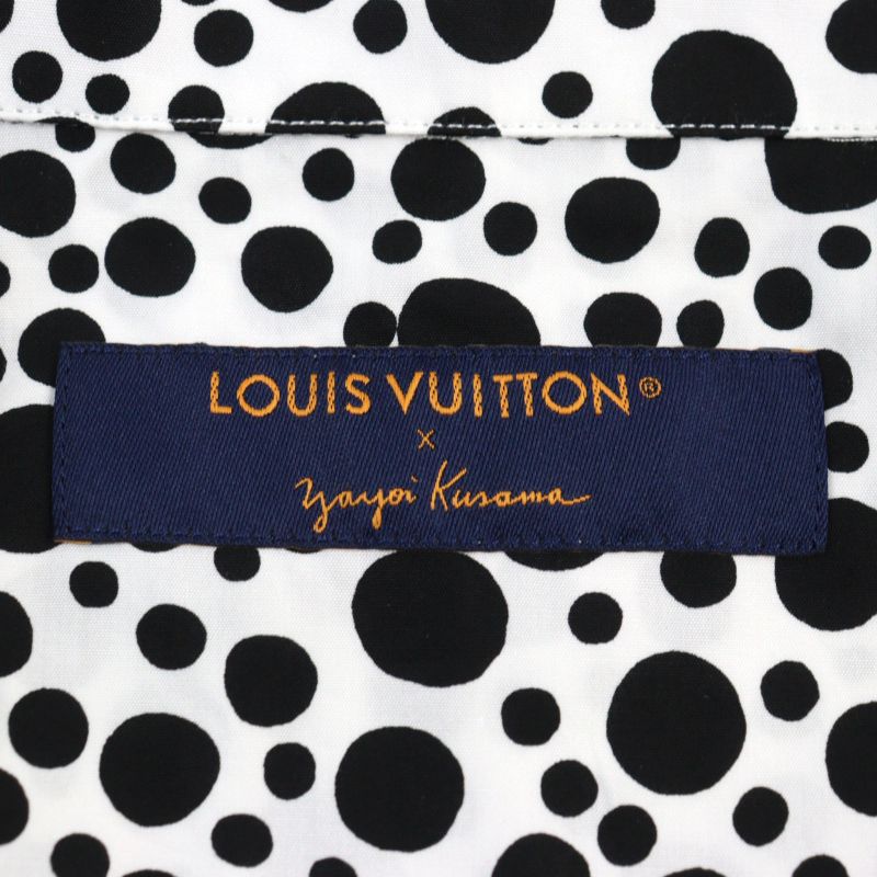 Louis Vuitton Yayoi Kusama YK 23SS 1ab6i0 Infinity Dots Printed Zipped Shirt
